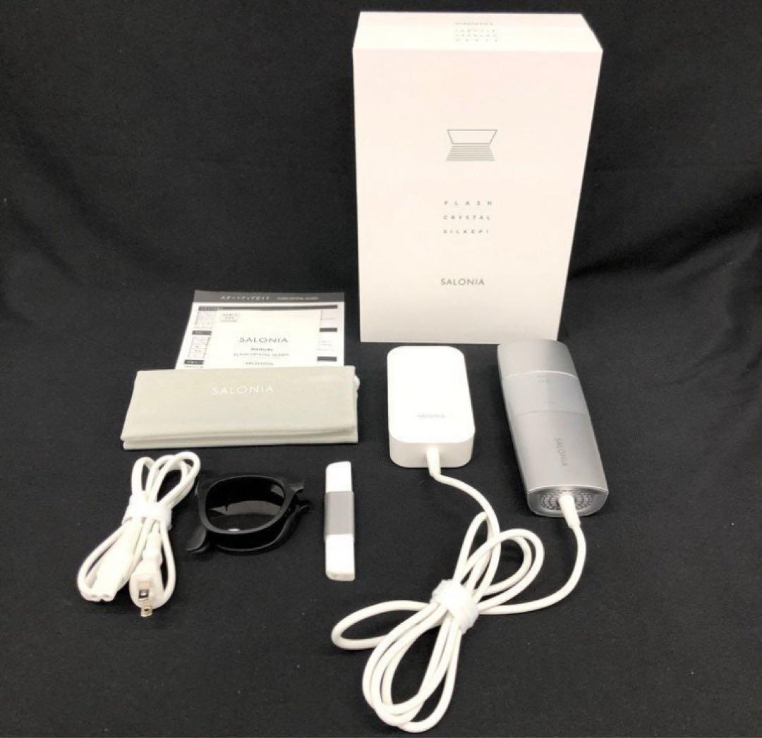 SALONIA（サロニア） フラッシュクリスタルシルクエピ　脱毛器