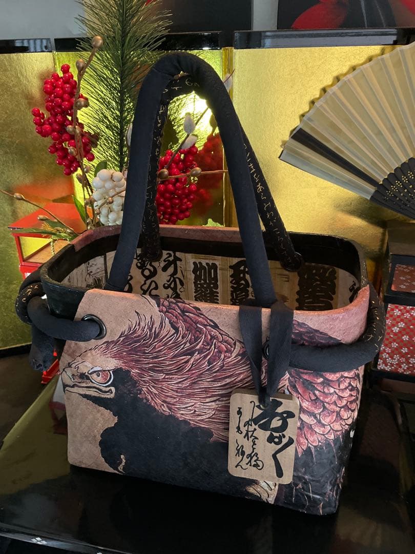 【御専用ページ】 長沢芦雪 鷲　古文書　着物　帯　和紙　冬詩