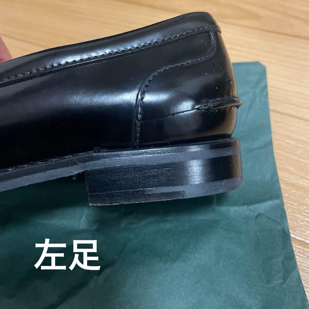 Church's イタリア製　ブラック レザー ローファー