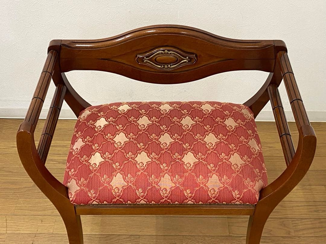 イタリア製 リージェンシー様式 ベンチチェア エントランスチェアスツール イス