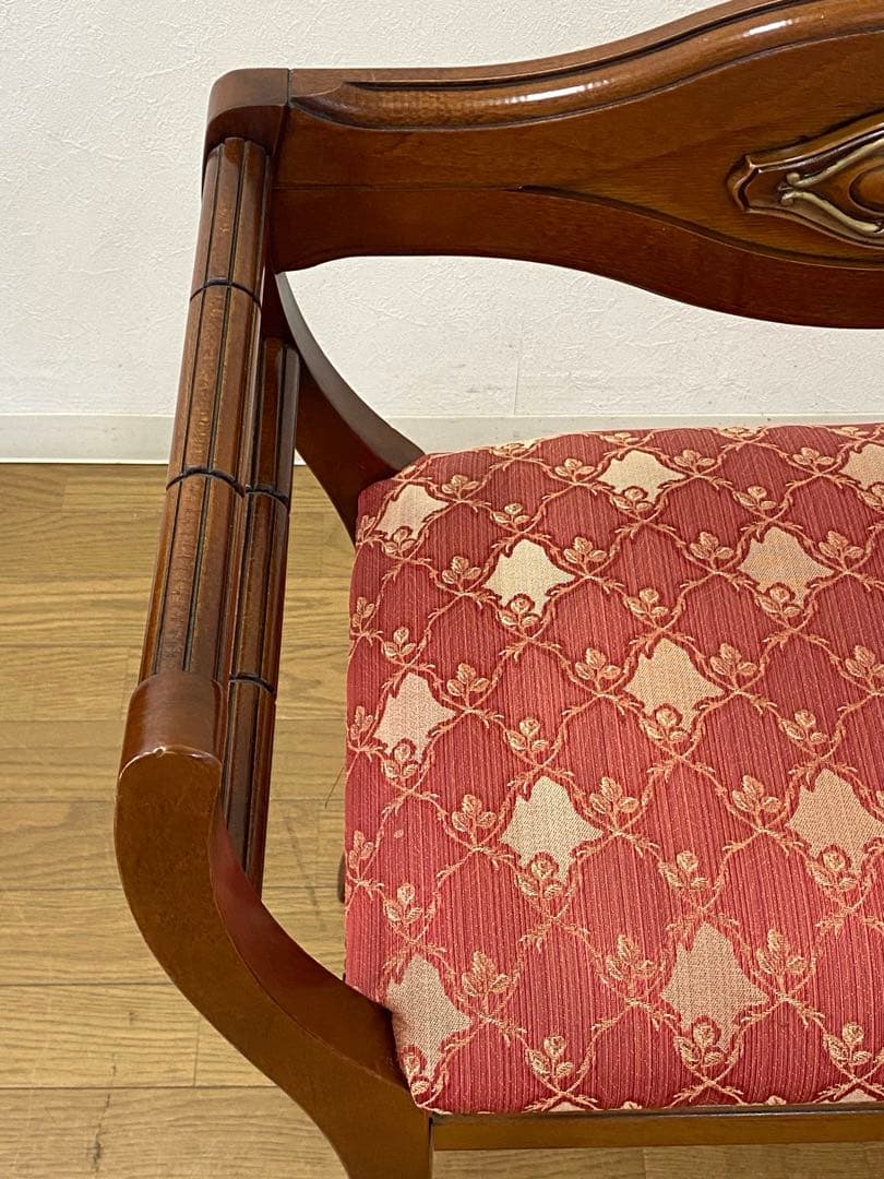 イタリア製 リージェンシー様式 ベンチチェア エントランスチェアスツール イス