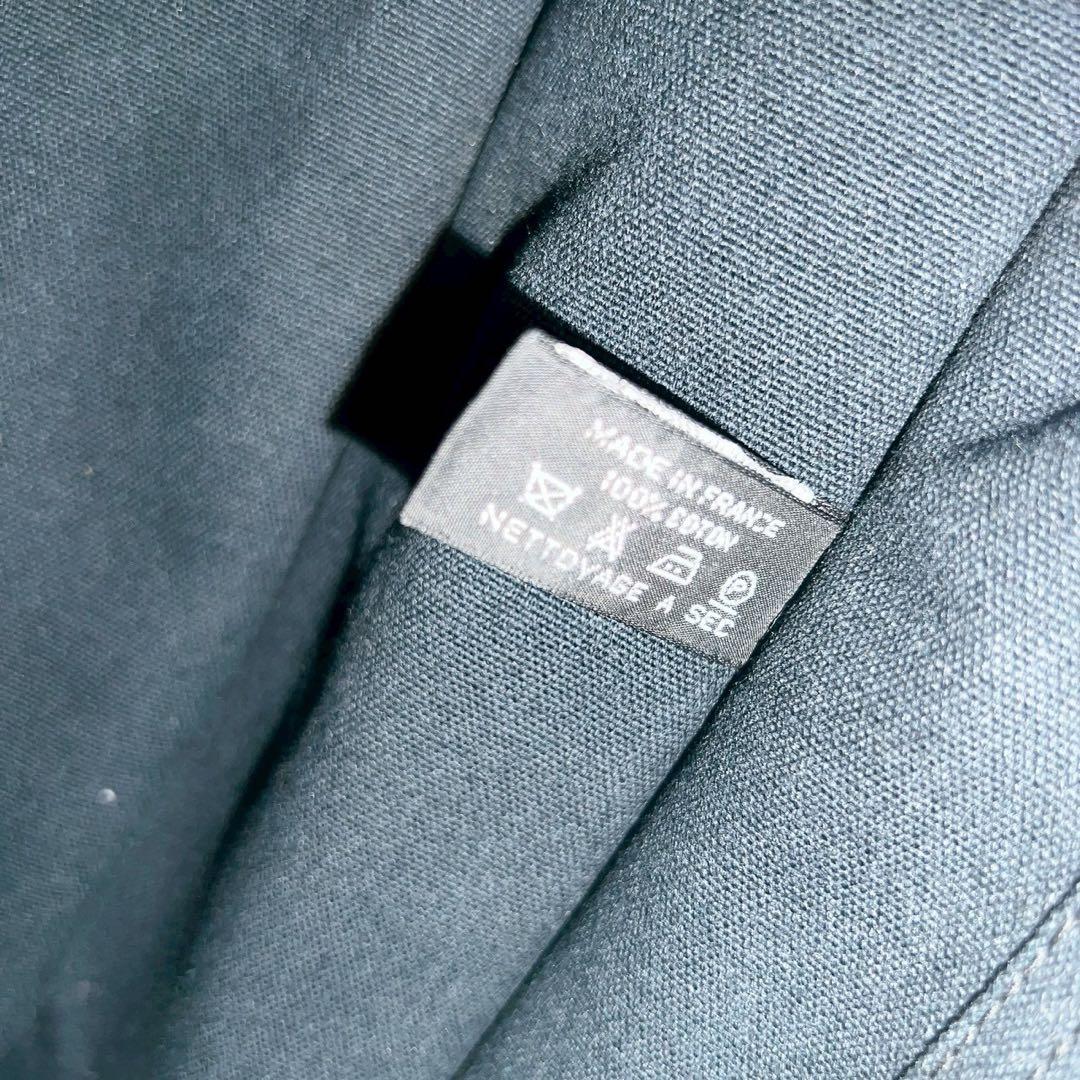 HERMES エルメス フールトゥMM トワル メンズ ハンドバッグ ブラック