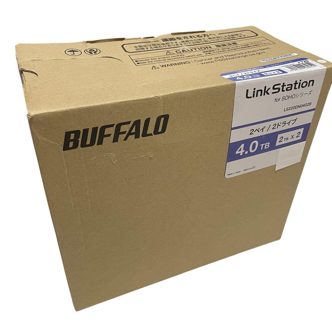【美品】BUFFALO 4TB LinkStation LS220DN0402B