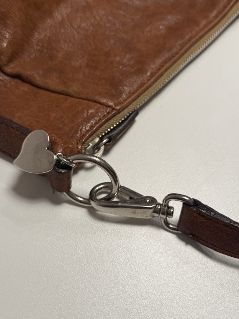 miumiu ミュウミュウ　ミニレザーブラウンバック