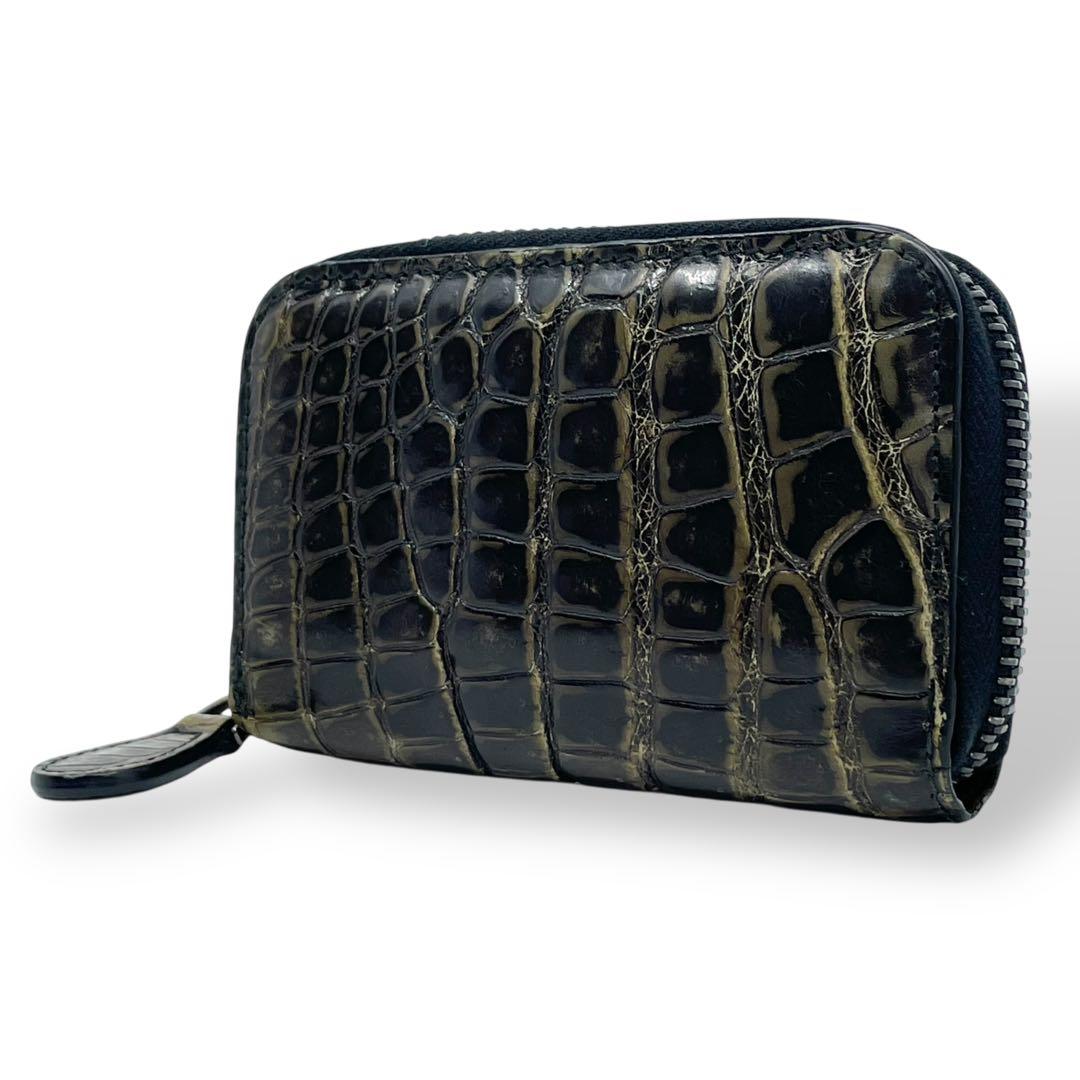 激レア　極美品　ボッテガヴェネタ　w5 クロコダイル　ケース　小銭入れ 鰐