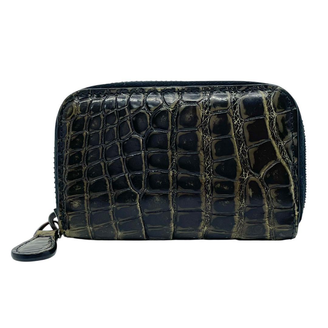 激レア　極美品　ボッテガヴェネタ　w5 クロコダイル　ケース　小銭入れ 鰐