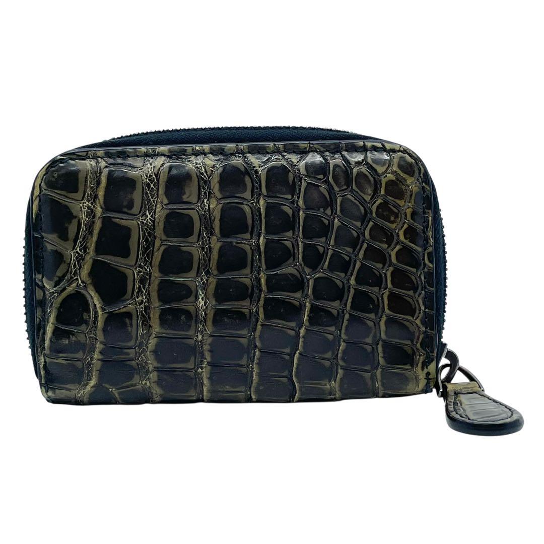 激レア　極美品　ボッテガヴェネタ　w5 クロコダイル　ケース　小銭入れ 鰐