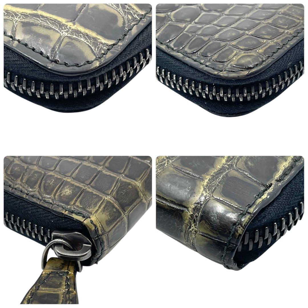 激レア　極美品　ボッテガヴェネタ　w5 クロコダイル　ケース　小銭入れ 鰐