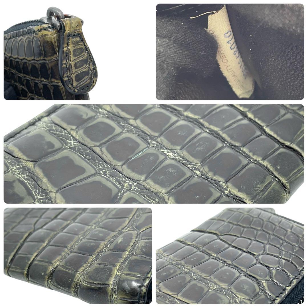 激レア　極美品　ボッテガヴェネタ　w5 クロコダイル　ケース　小銭入れ 鰐