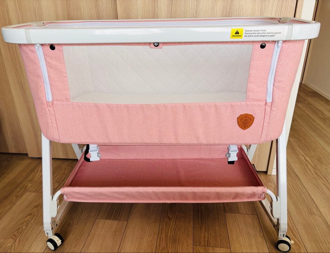 お値下げ‼️hzdmj ベビーベッド ピンク