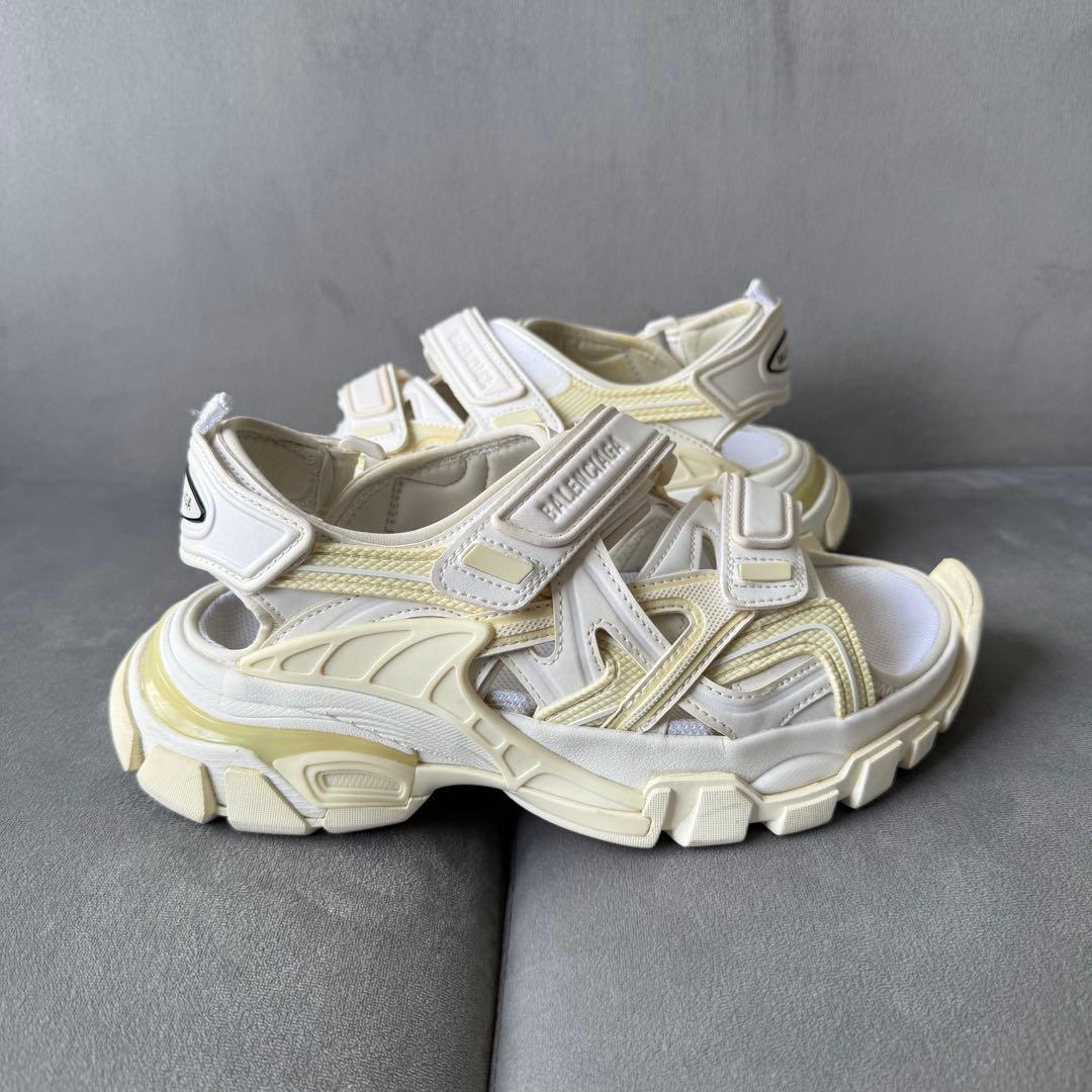 バレンシアガ トラック サンダル 617543 オフホワイト系 35 23cm