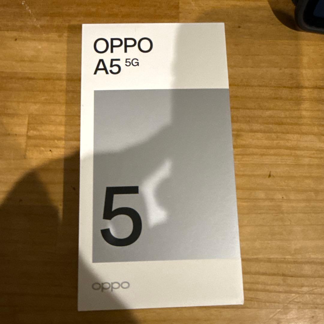 OPPO A5 5g ホワイト　新品　未使用