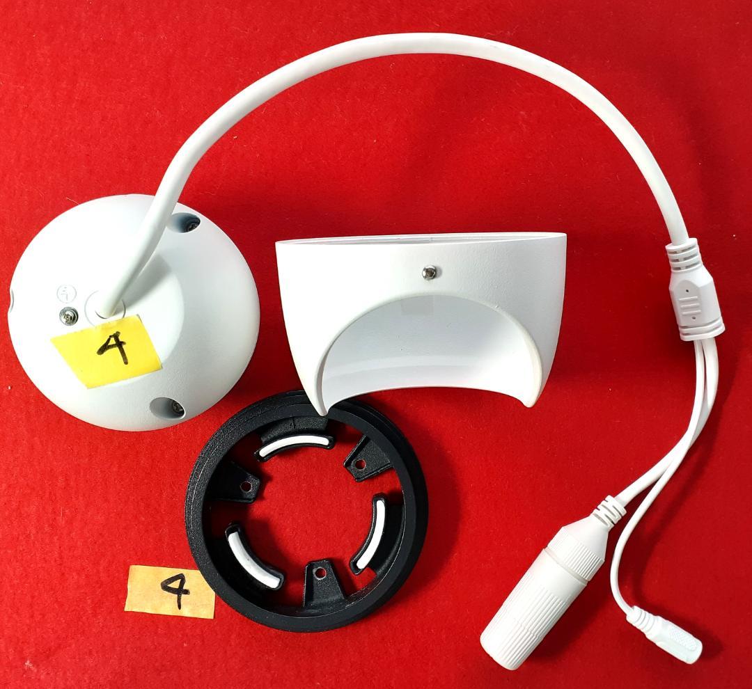 【良品】防犯IPカメラ④ HS-D071TQ-D　ホワイト 取付ブラケット付