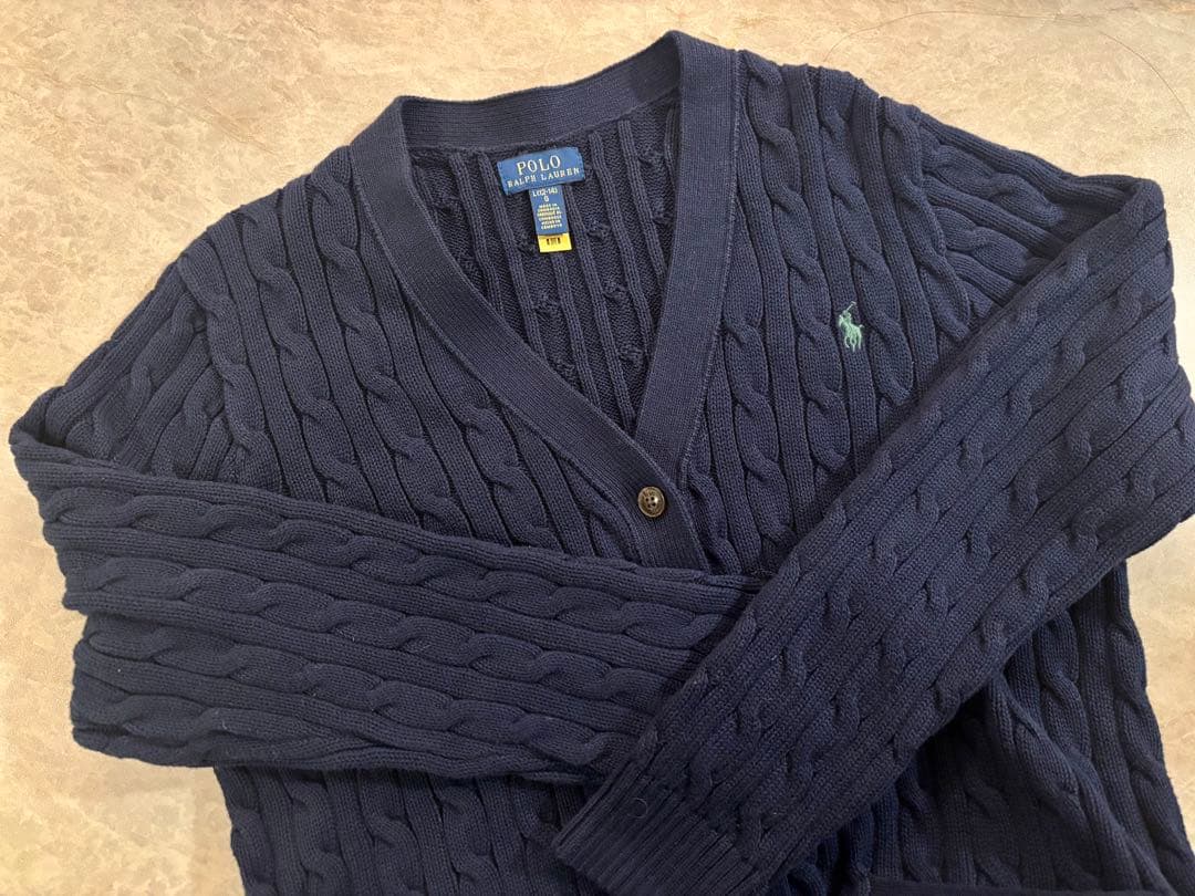 【新品・未使用】 ポロラルフローレン　カーディガン　12-14