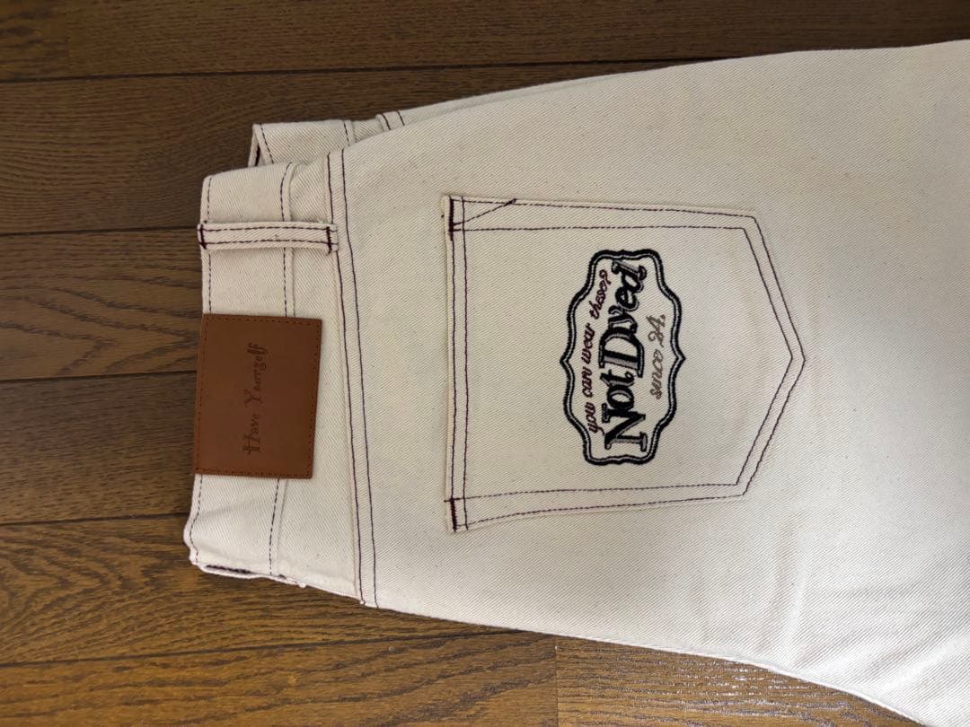パンツ Notdyed super baggy denim