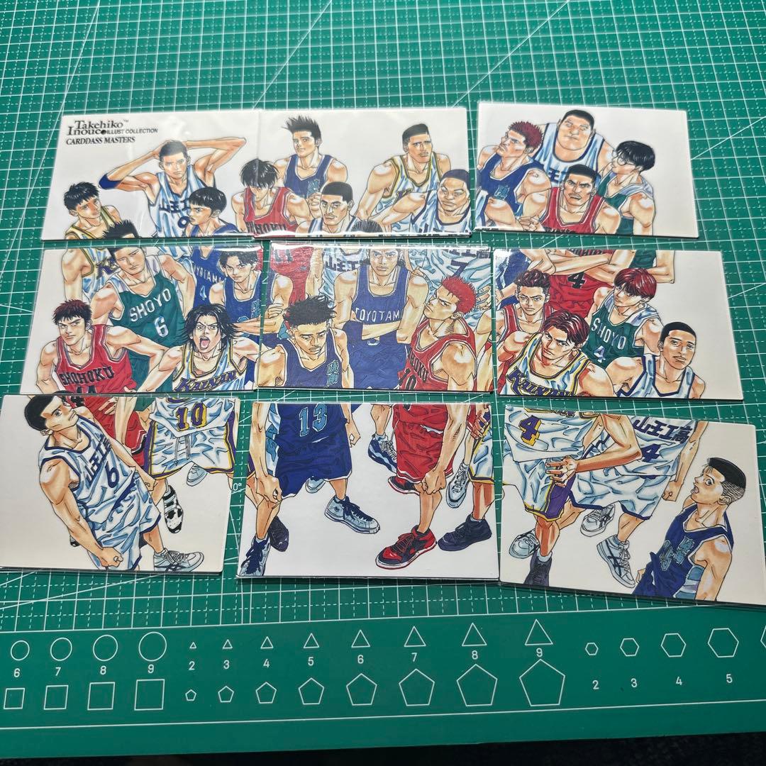スラムダンクカードダスマスターズ　パズル九枚