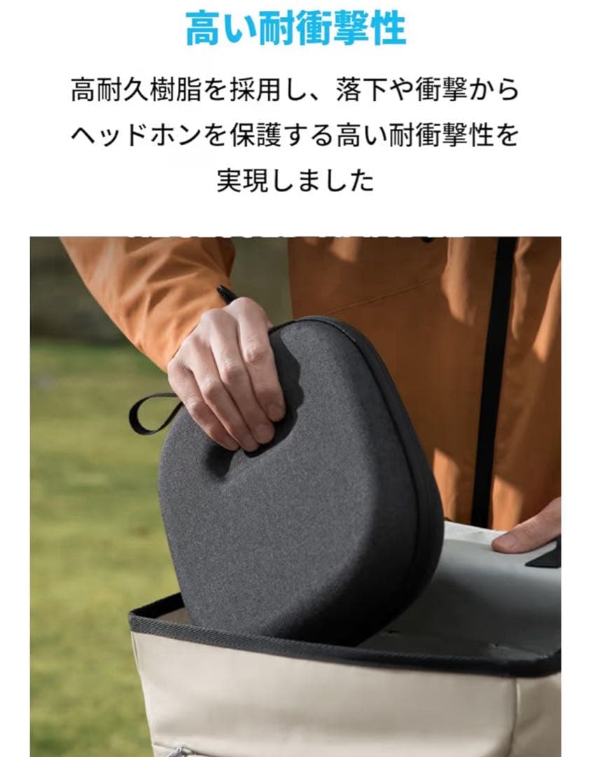 Anker Soundcore Space One Pro ヘッドホン ケース付