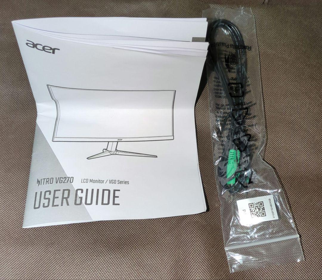 acerモニター27インチNITRO VGO IPS Monitor