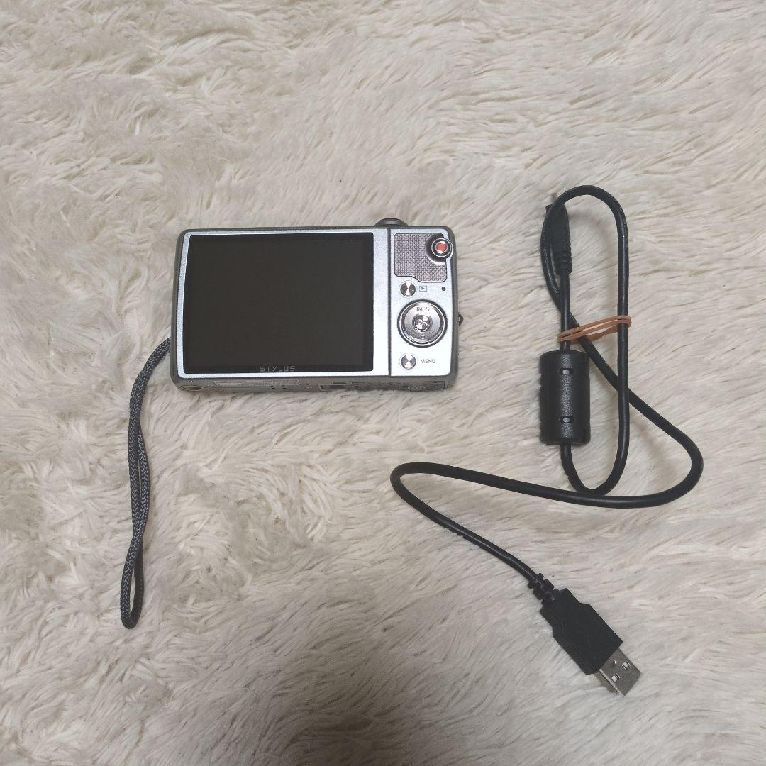 OLYMPUS STYLUS シルバー VR-370 コンパクトデジタルカメラ