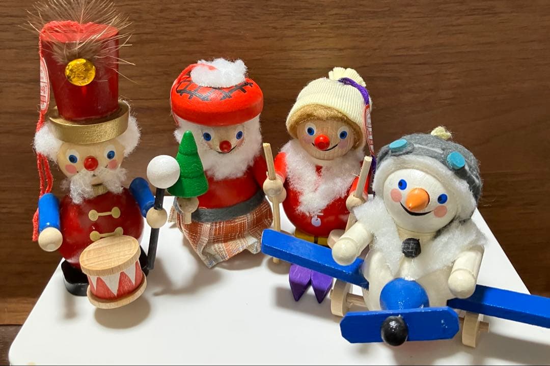ドイツ STEINBACH シュタインバッハ 人形4体 クリスマスオーナメント