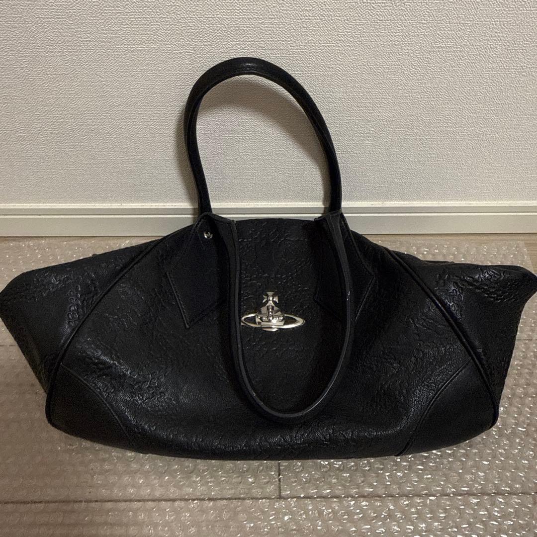 ヴィヴィアンウエストウッド　トートバッグ　レザー　ブラック