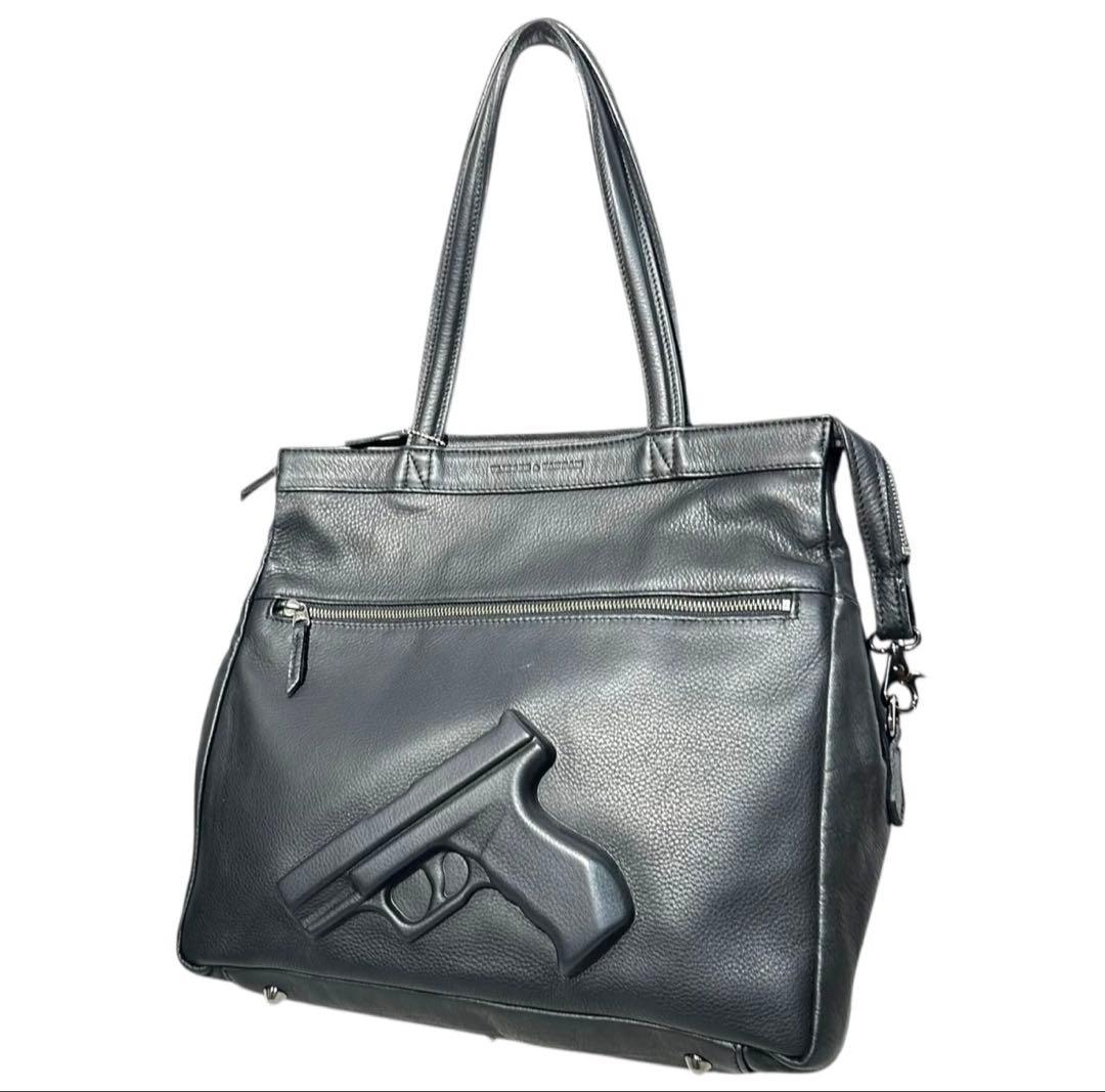 バッグ VLIEGER & VANDAM Pistol Leather Bag