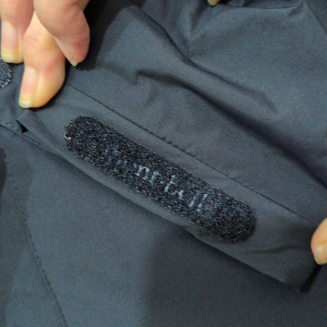 モンベル　mont-bell　110　着脱可能フード付き　マウンテンパーカー　紺