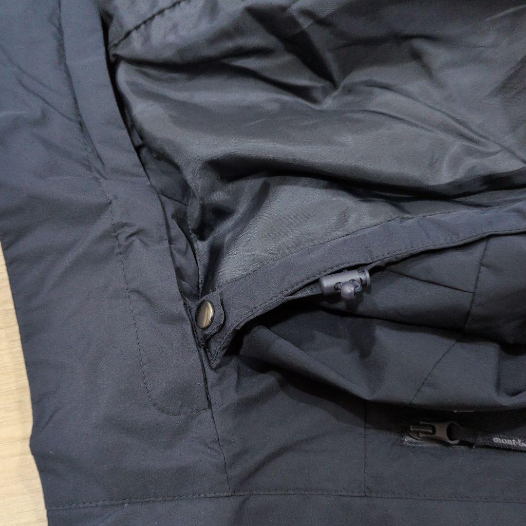モンベル　mont-bell　110　着脱可能フード付き　マウンテンパーカー　紺