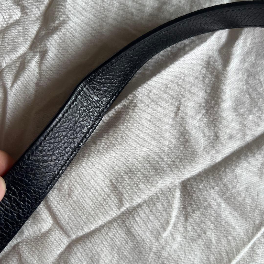 GUCCI ブラック メッセンジャーバッグ　GGナイロン 510335