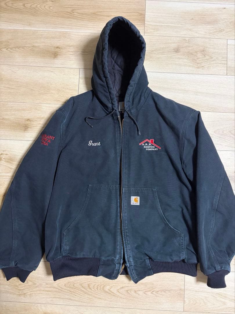 Carhartt アクティブジャケット　フーディー　USA製