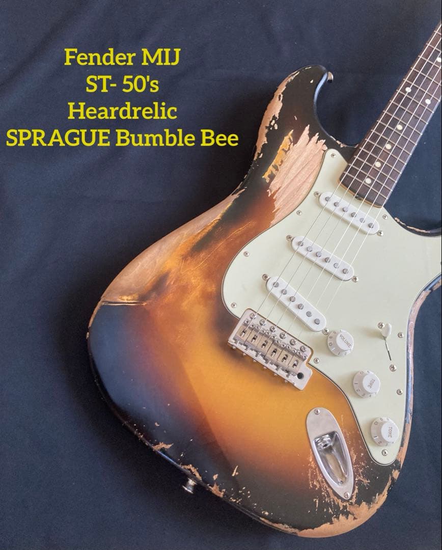 Fender MIJ ST 50s ニトロセルロースラッカー塗装　オマケ付き