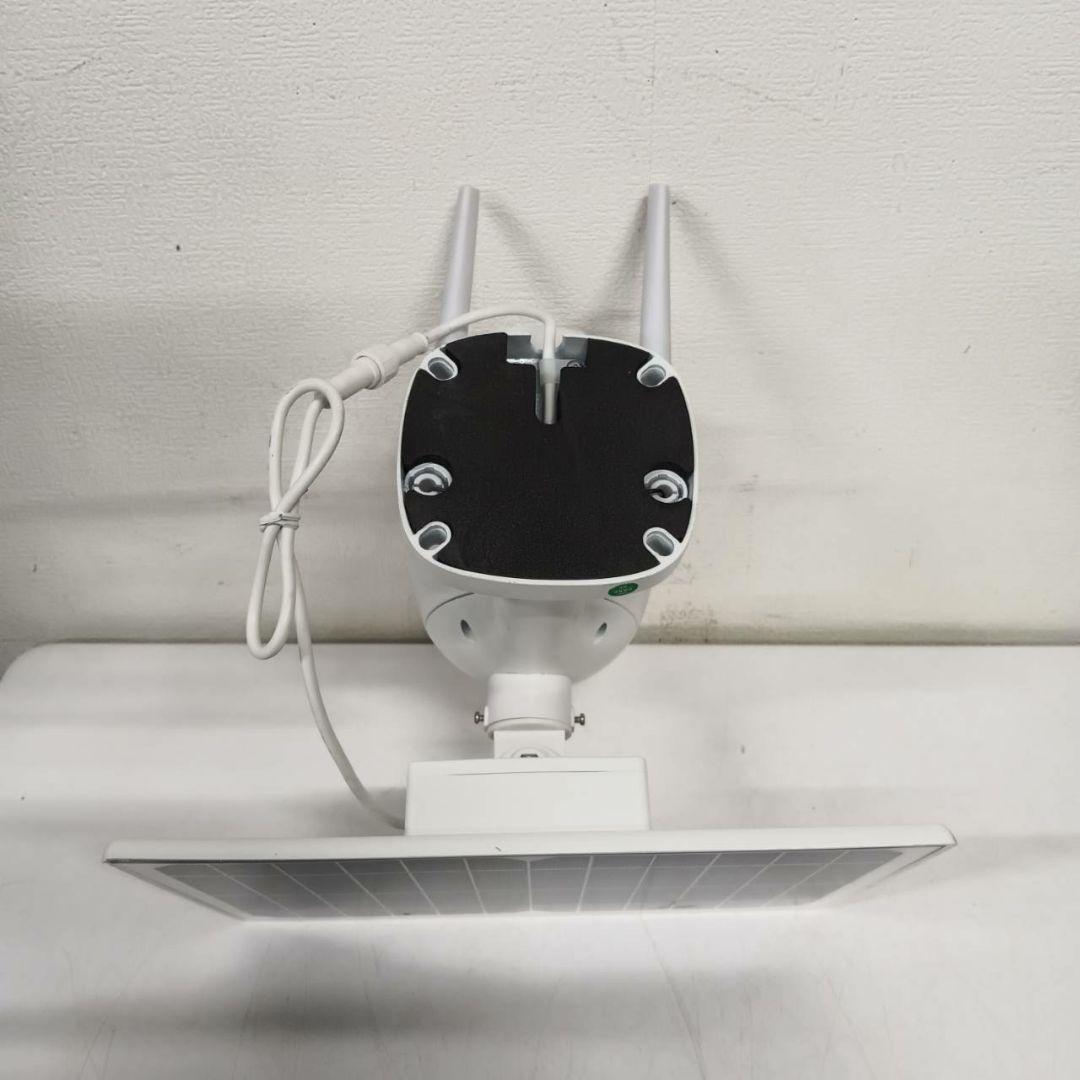 ZZ Payment ソーラー防犯カメラ ホワイト　1107-012