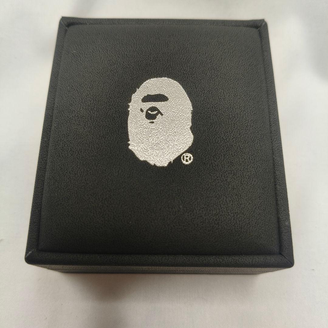 A BATHING APE BAPE JACOB ネックレス　シルバー×ブラック