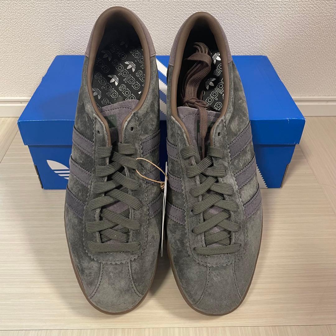 新品 adidas TOBACCO グレー ブラウン HQ9177 スニーカー