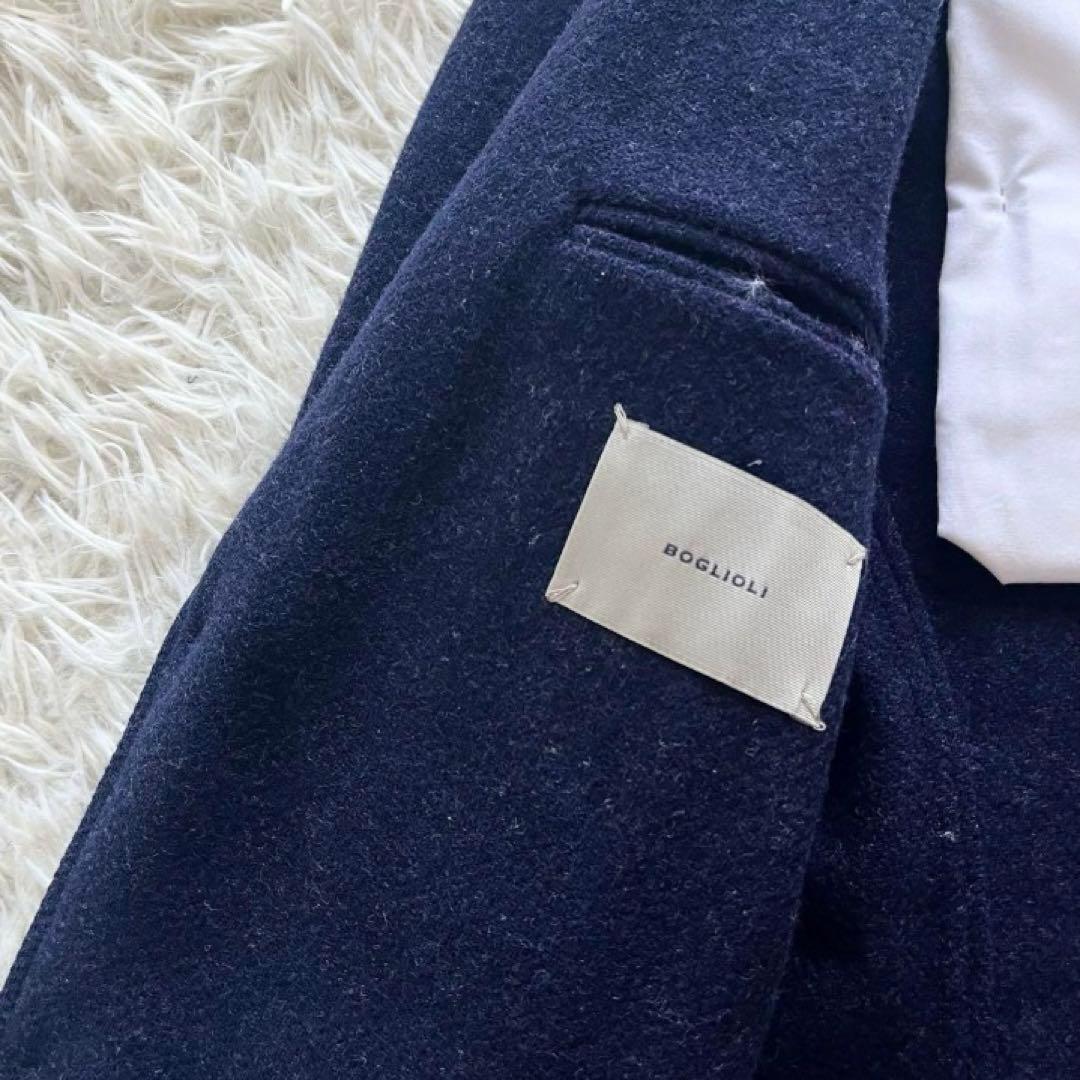 <美品>BOGLIOLI dover ネイビー ウール ジャケット サイズ46