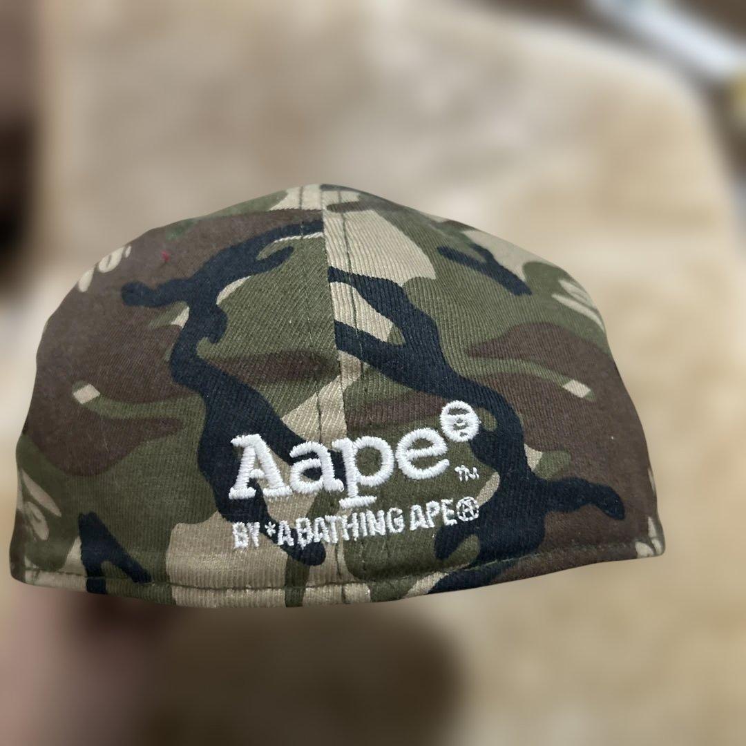 咲来  Aape 59FIFTY キャップ 迷彩 7 1/4