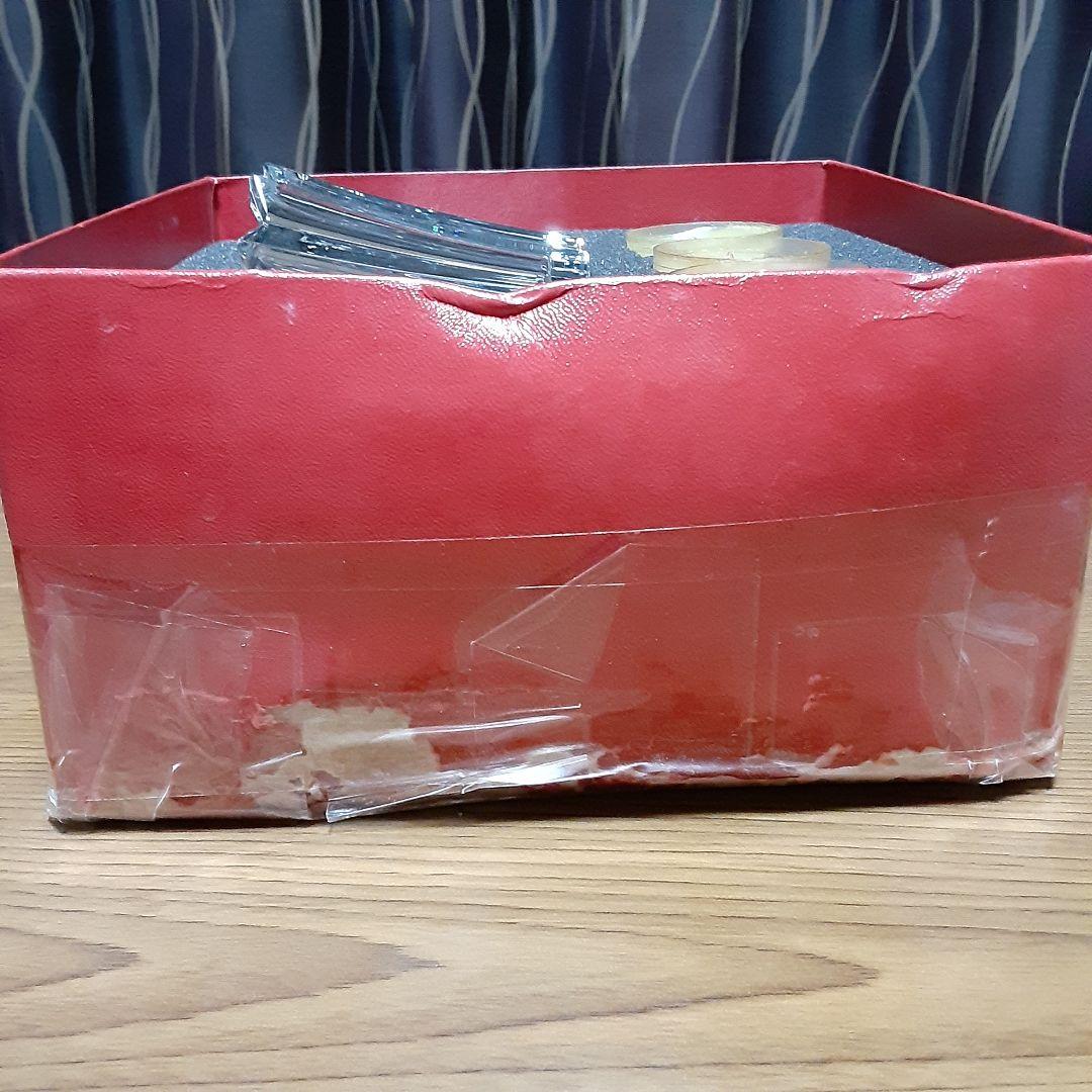 完全未使用品　希少　バカラ　キャンドルホルダー　箱に難ありますが中身は新品です