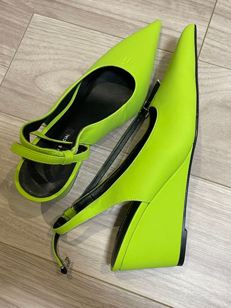 靴 Maison Special 2way Pointed Wedge Pumps