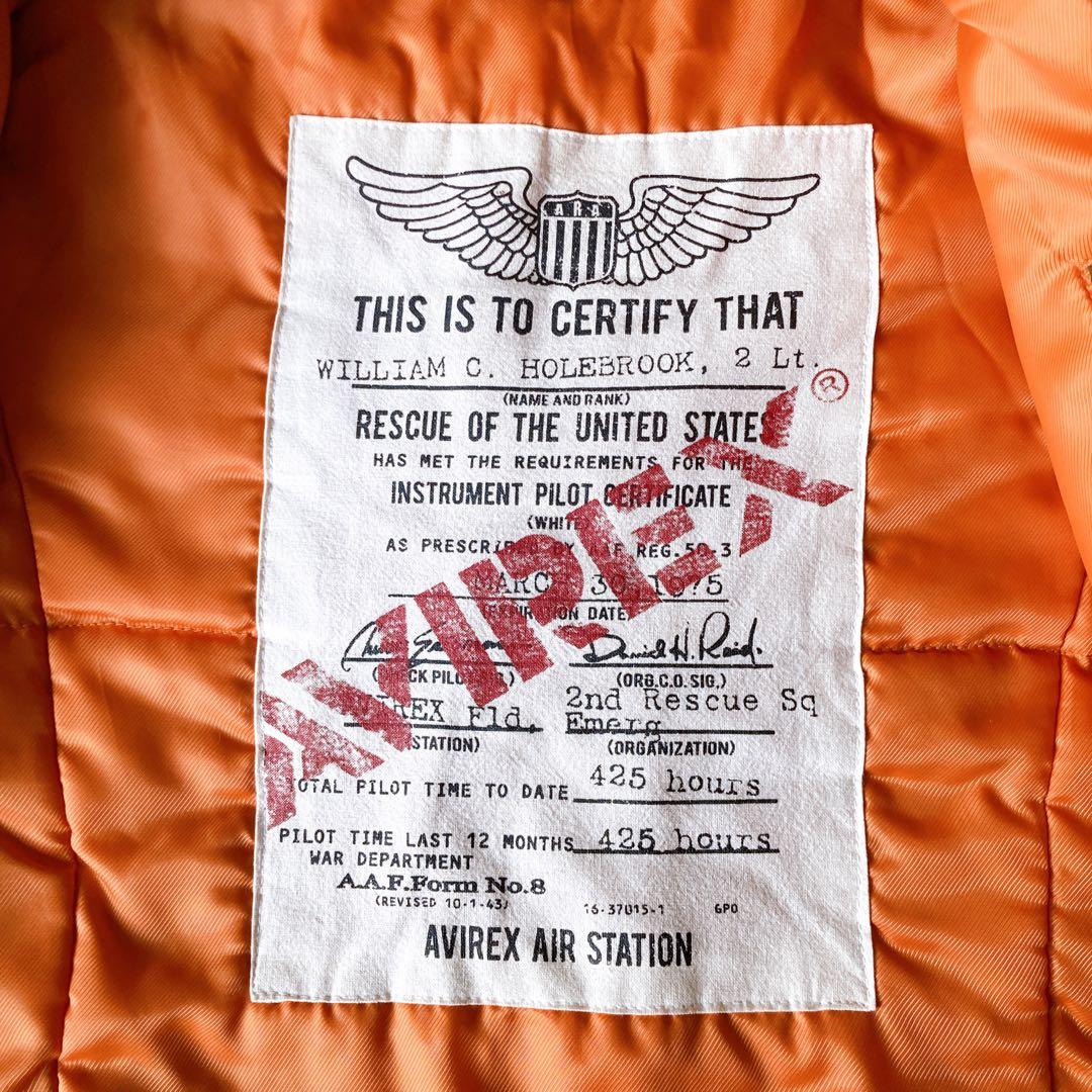 人気型✨AVIREX アヴィレックスN-2B フライトジャケット Y2K S