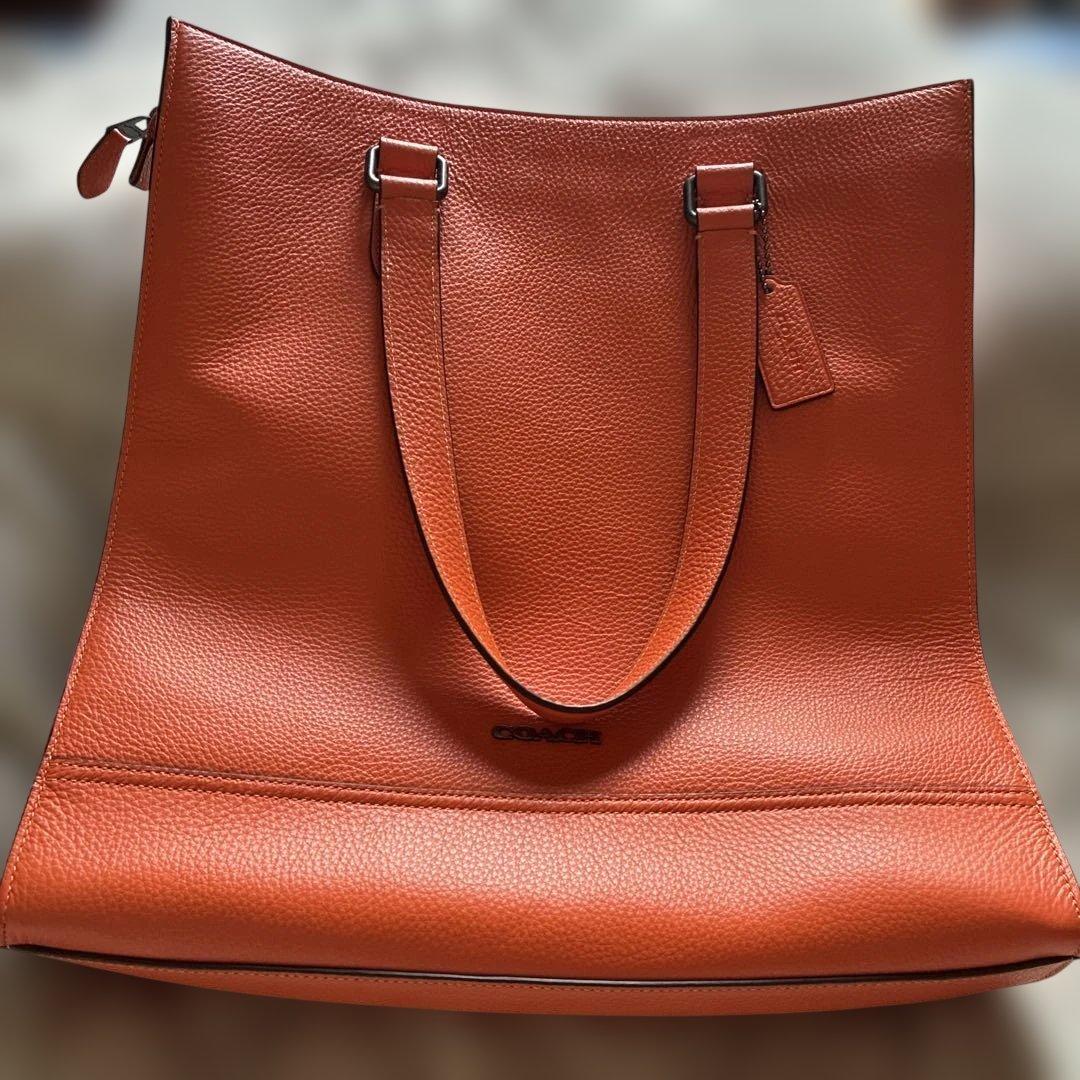 coach グラハムストラクチャートートバック　オレンジ