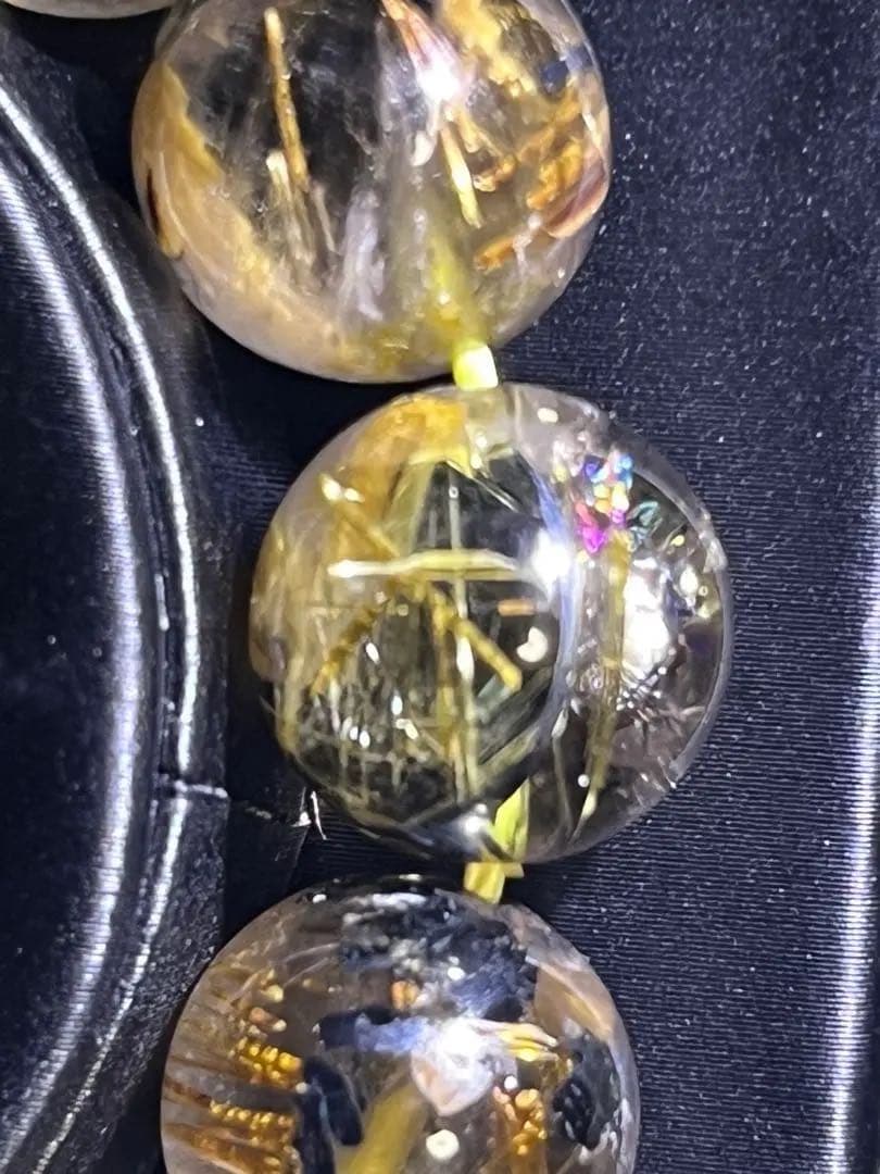 ルチルクォーツ　太陽ルチル　タイチンルチルクォーツ