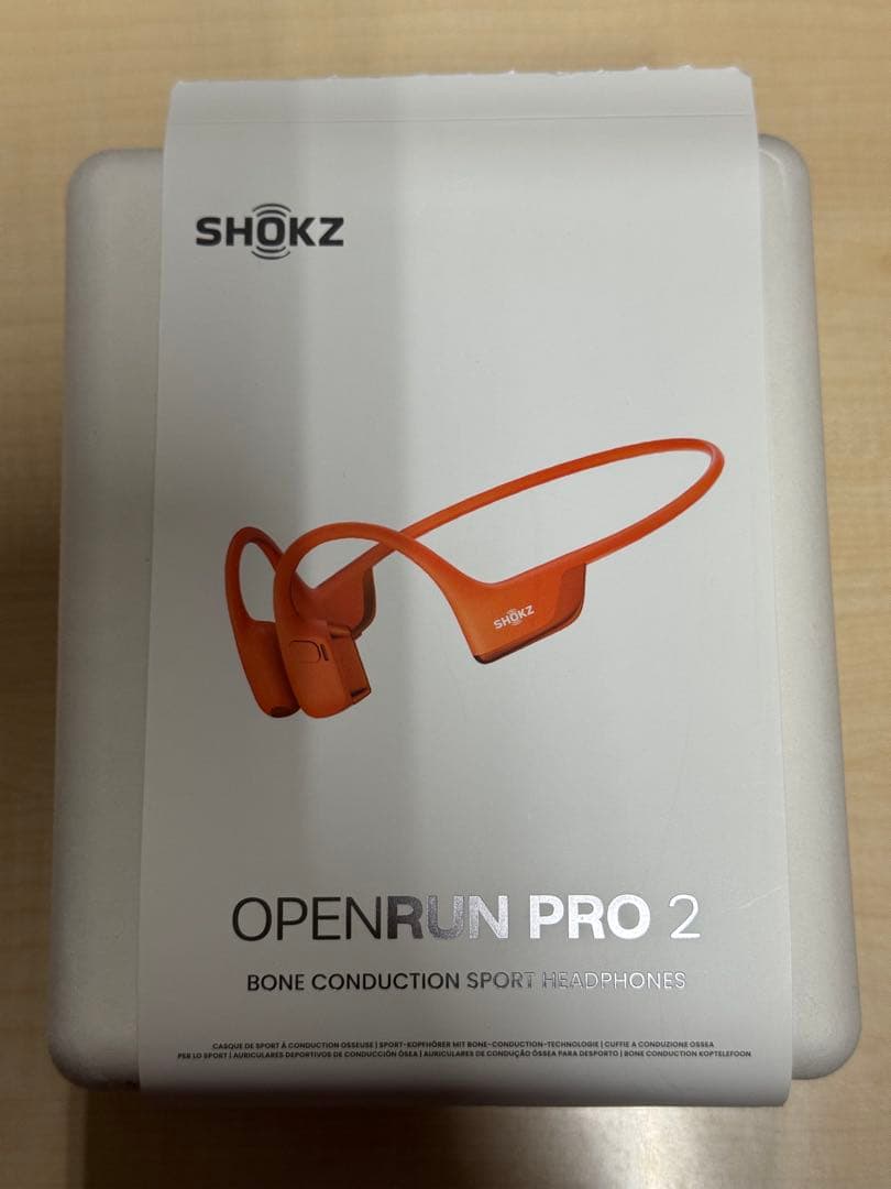 SHOKZ OPENRUN PRO 2 オレンジ 骨伝導イヤホン オープンイヤー