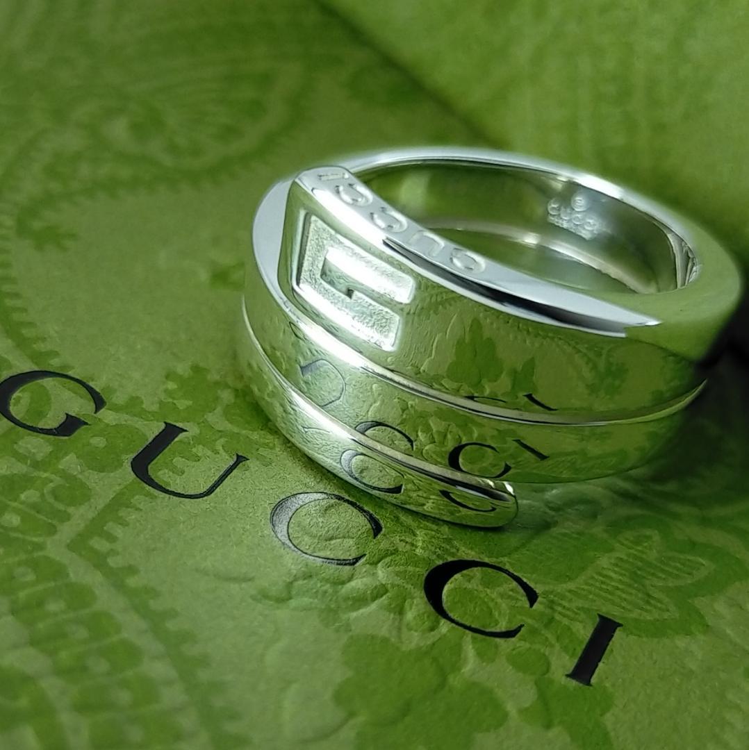 ●SALE●【GUCCI】スパイラル　スネーク　リング　１７号　2085