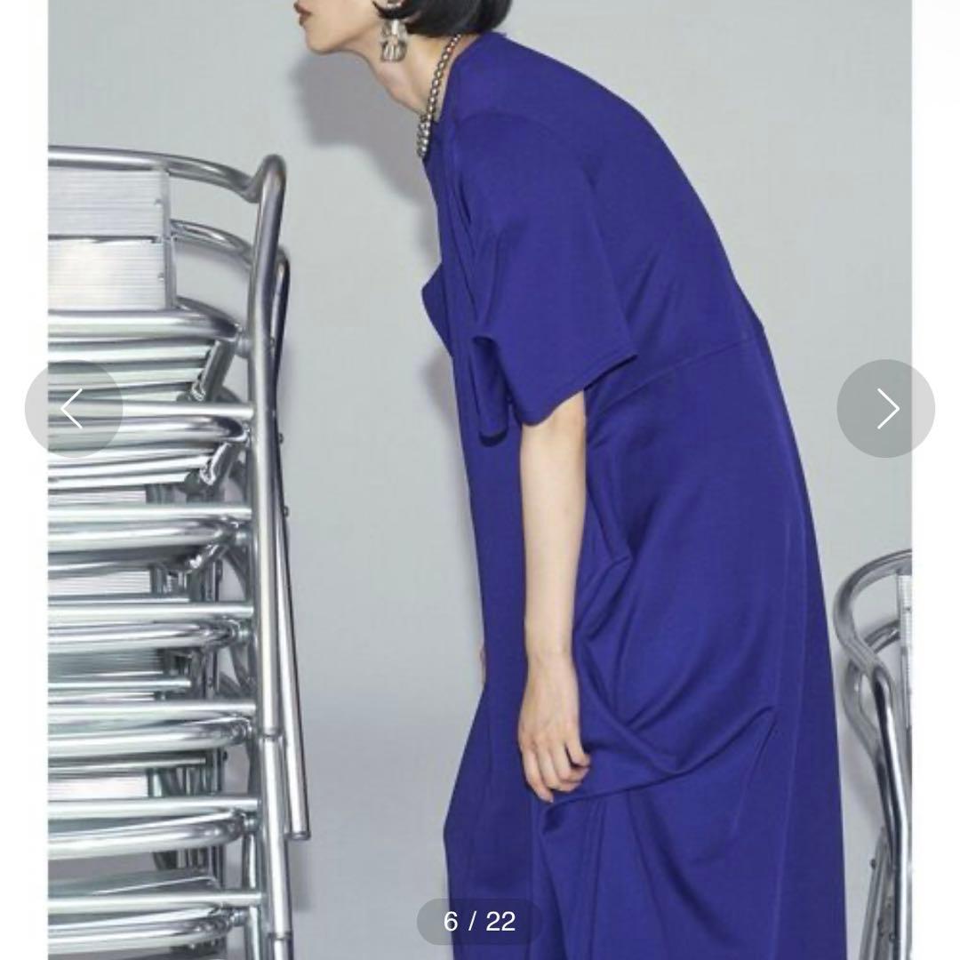 【新品未使用】un3d トライアングルタックワンピース　38