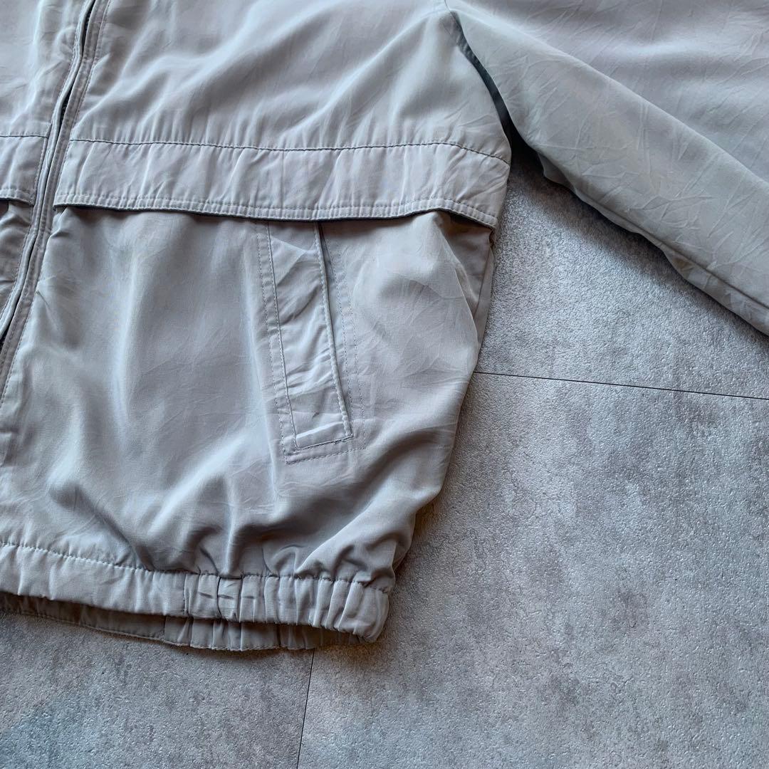 00s DOCKERS ウォームアップジャケット USA 古着 ナイロン グレー