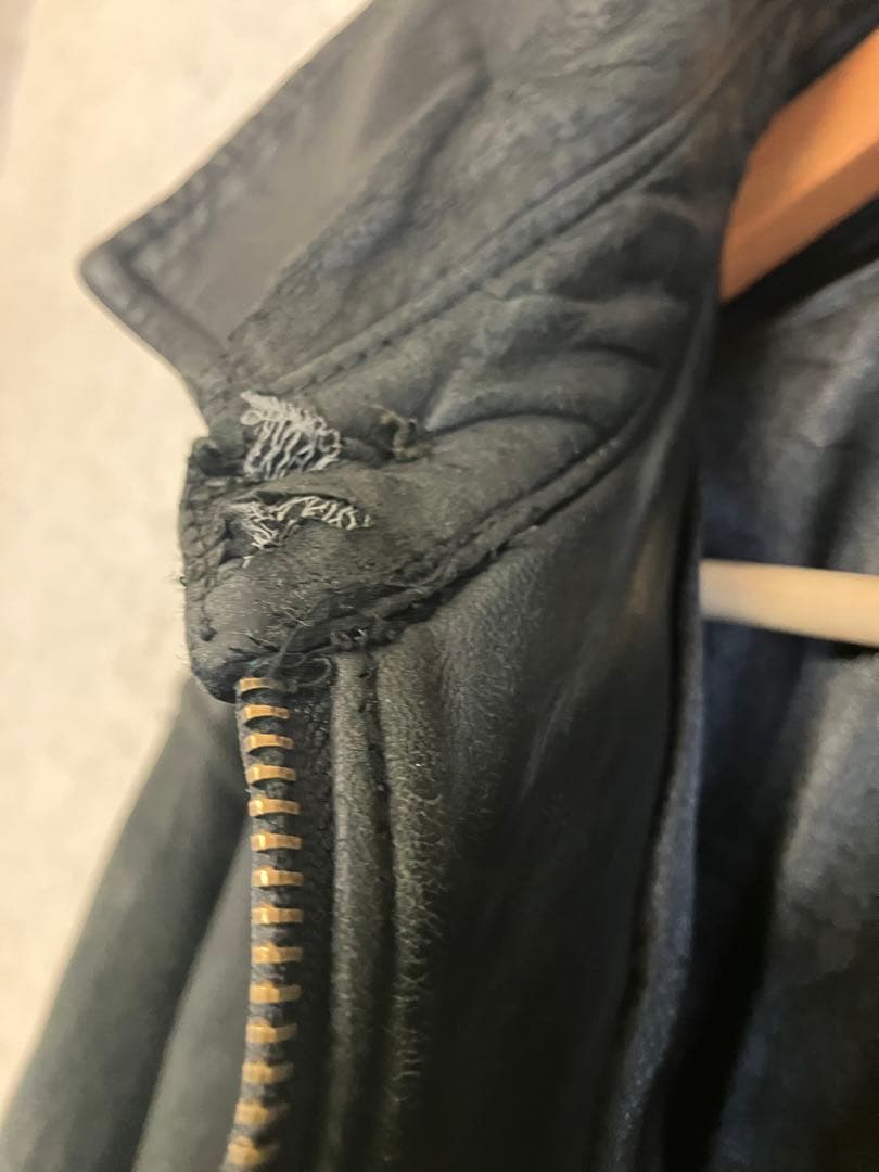 爆*場様 ★Ralph Lauren★leather jacket★Lサイズ相当