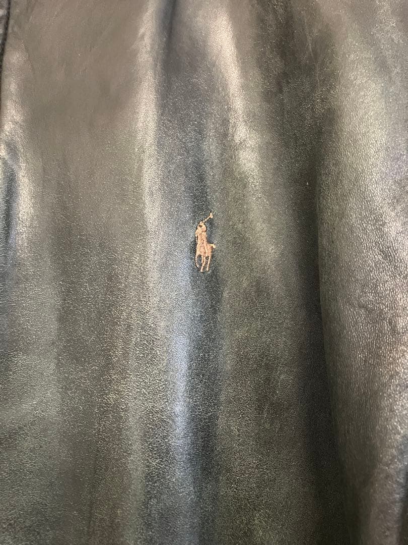 爆*場様 ★Ralph Lauren★leather jacket★Lサイズ相当