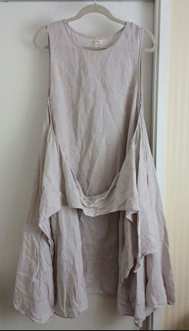 ROSA　ネストローブ　デザインリネンワンピース