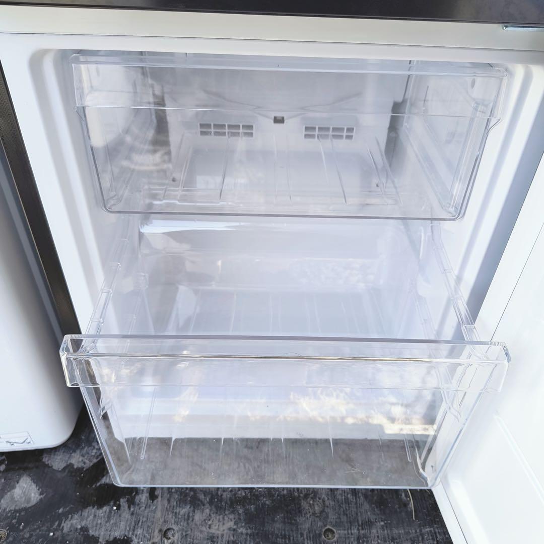 運搬取付無料！黒×白2台セット！Haier冷蔵庫ELSONIC洗濯機！超美品完動