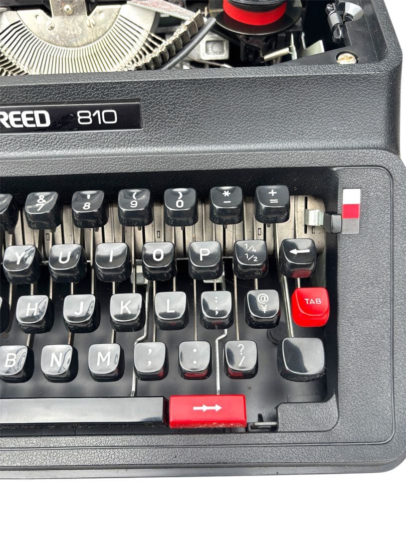 【希少 激レアビンテージ】SILVER REED 810 タイプライター 動作品